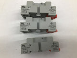 Magnecraft 70-461-1 14-Pin 10A 300V Relay Socket Lot of 3