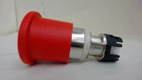 RED ILLUMINATED PUSHBUTTON WITH LOCKING BASE