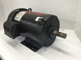 Weg 00518ET3E184T-S AC Motor 5.0 Hp 145Rpm 208-230/460 V 60Hz 3Ph FR 182/4T TEFC