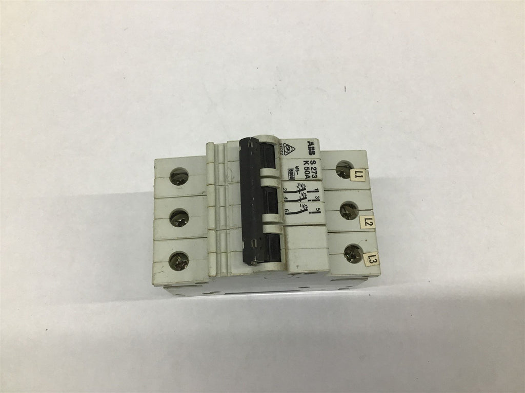 ABB Circuit Breaker S273 K 50 Amp 3 Pole