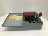 General Electric Safety Switch TH3361 30A 600VAC 250VDC MODEL 7