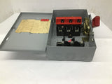 General Electric Safety Switch TH3361 30A 600VAC 250VDC MODEL 7