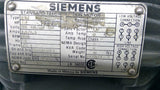 Siemens 1LA3 145-SMK60 AC Motor 1 Hp 220-230/440-460 V 1200 RPM 6P Fr 145T