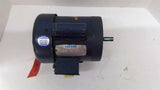 Leeson 114144.00 AC Motor 1/3 Hp 208-230 V 1800 Rpm 4P Fr C56C 1 Ph 60 Hz TEFC