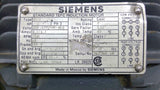 Siemens L3146-4YK60 AC Motor 2 Hp 220-230/440-460 V 1800 Rpm 4P Fr 14ST 3 Ph