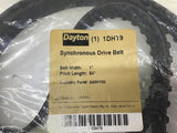 Dayton 1DHT9 Synchronous Drive Belt 1" Pitch Length 64" 540H100