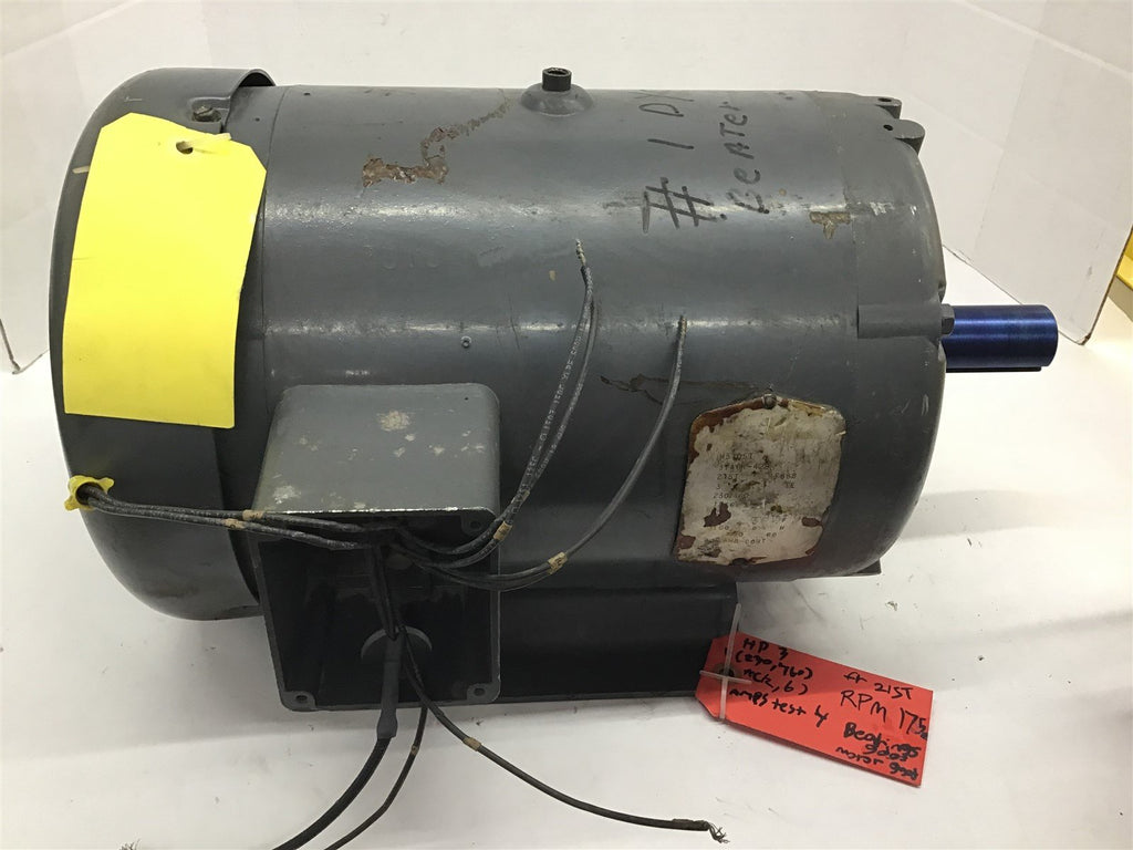 Baldor M3605T AC Motor 3HP 230/460V 1750/1800RPM 215T-FR 60HZ ENCL-TE