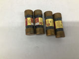 Limitron JKS-10 600V Or Less AC Fuse Quick Acting Current Limiting Lot Of 4