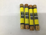 Low-Peak Fuse LPS-RK-15SP Dual Element Time-Delay 600V AC Lot Of 4