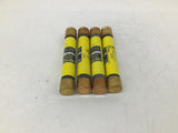 Low-Peak Fuse LPS-RK-15SP Dual Element Time-Delay 600V AC Lot Of 4