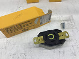 Hubbell HBL2610 Twist -Lock Receptacle 2 pole 3 Wire Grounding Lot Of 3