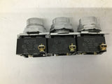 Cutler Hammer 10205T 120V AC DC Lot Of 3