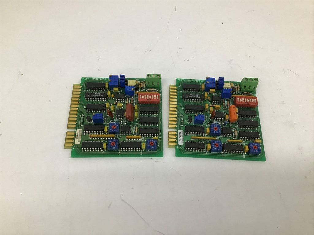 ASSY.0400.0059 REV Circuit Board Lot Of 2