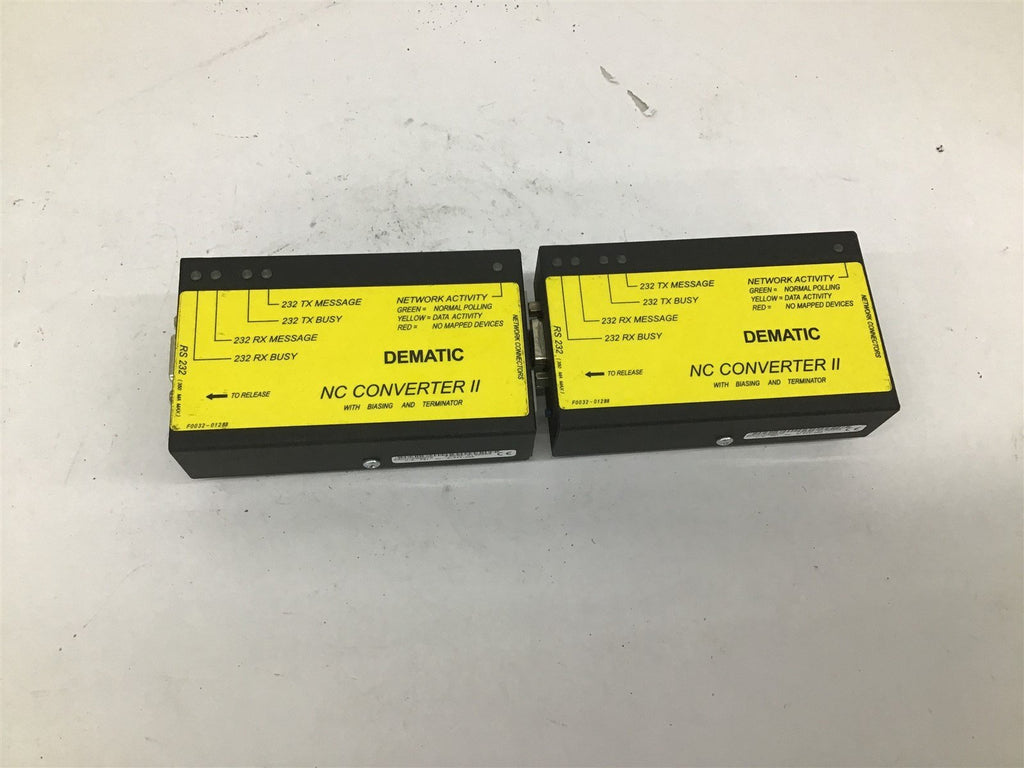 Dematic NC Converter II F0332-1320AA Lot Of 2