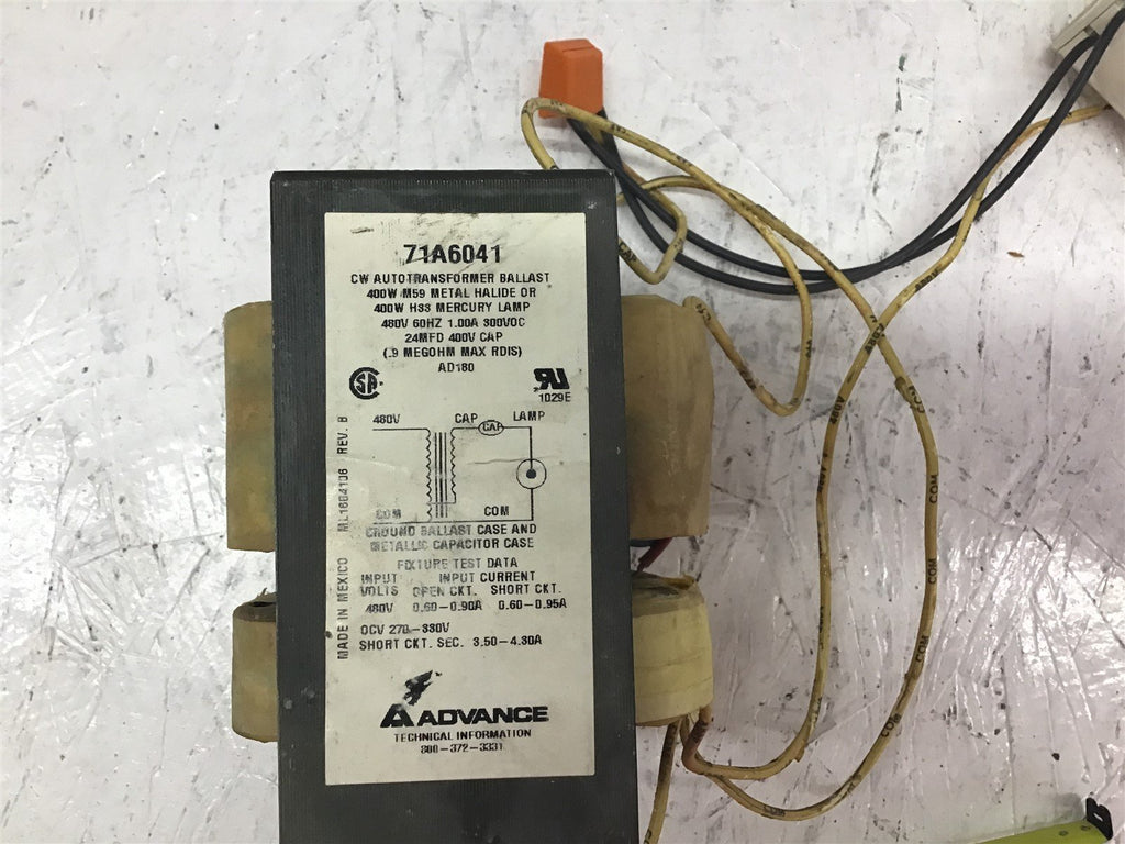 Advance Transformer Co. 71A6041001D Transformer