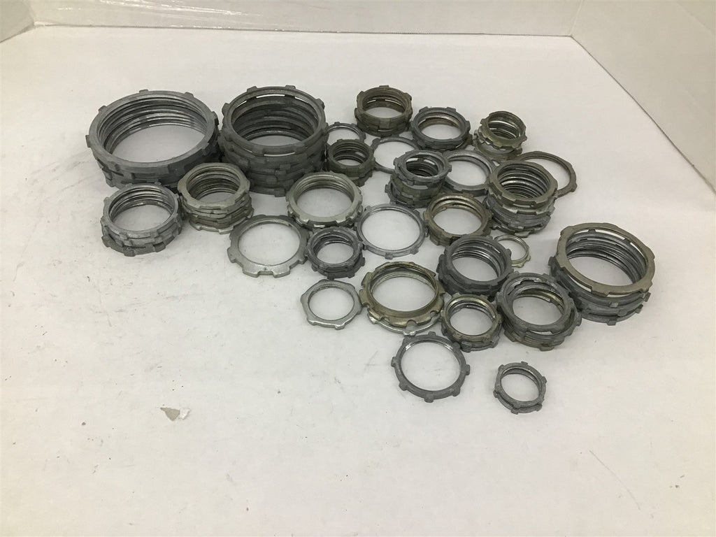 Assorted Lot Of 84 Lock Nuts