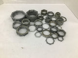 Assorted Lot Of 84 Lock Nuts