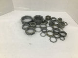 Assorted Lot Of 84 Lock Nuts