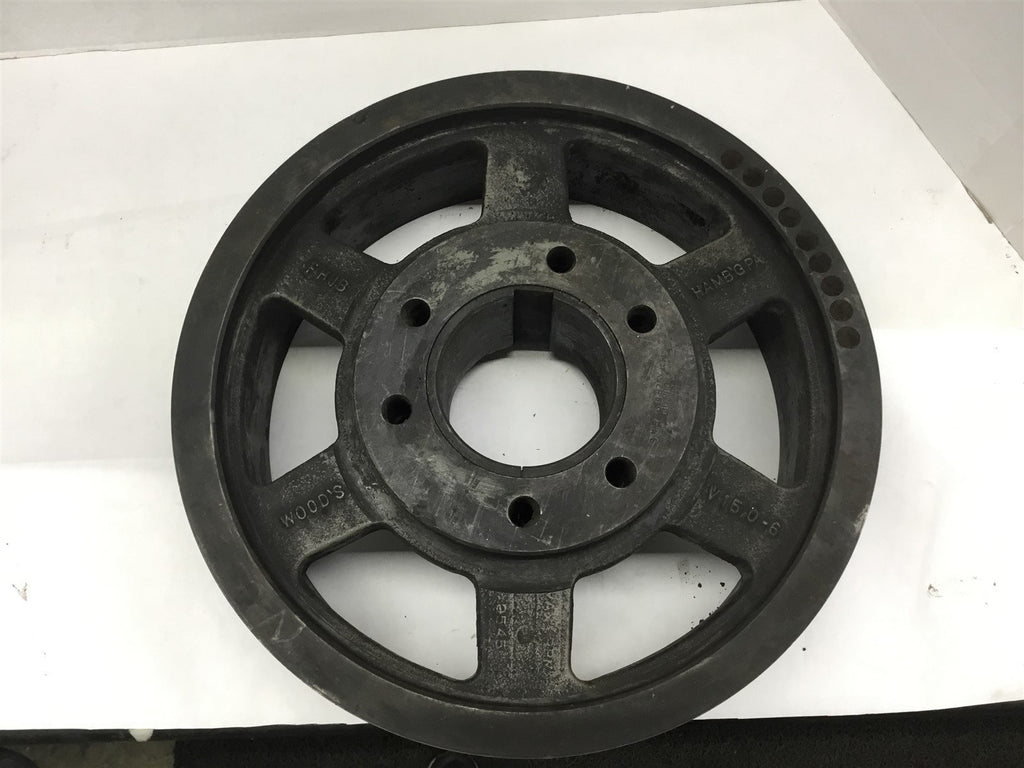Woods F Hub Hamb'Gpa v 15.0-6 ID 4-3/4"--OD 15" Grooves 6