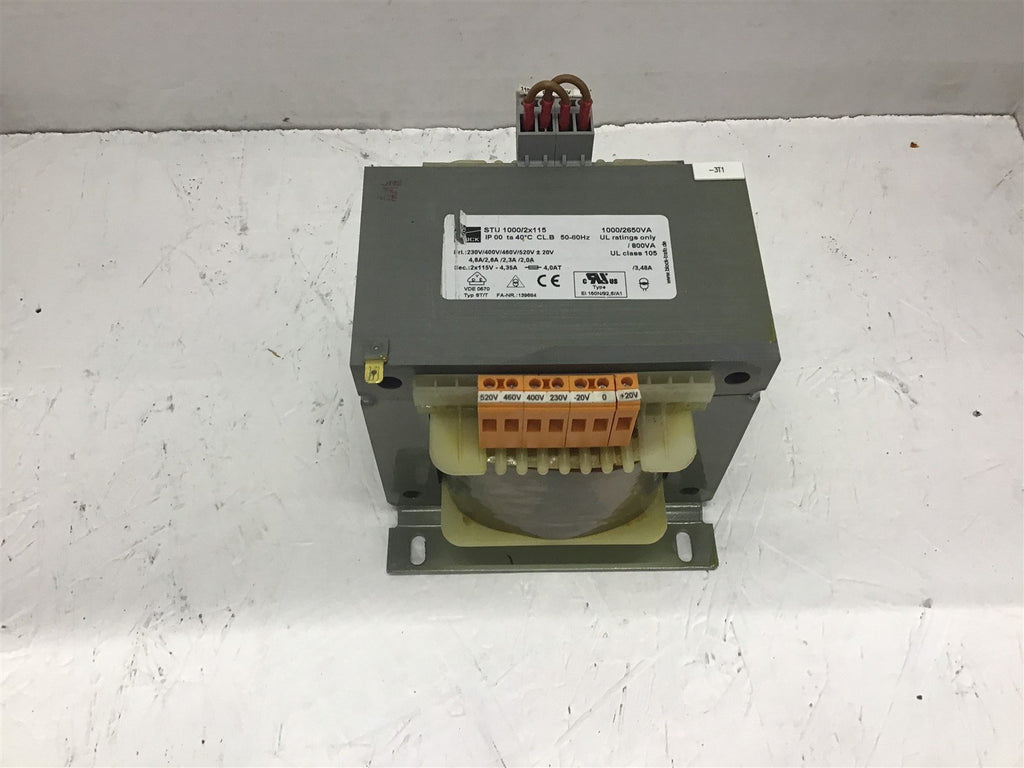 Block STU 1000/2X115 Transformer