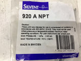 Silvent 920 A NPT Flat Nozzle