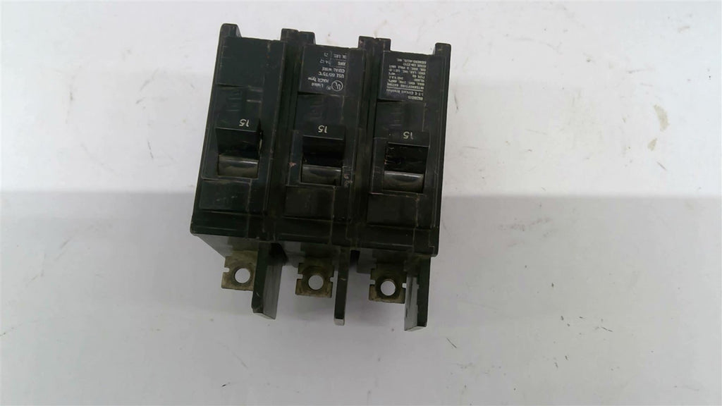 I-T-E Circuit Breaker BQ3B015 3 Pole 240 VAC