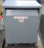 Square D 15S1H Single Phase 15 KVA Transformer 240x480 Pri 120/240 Sec