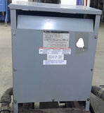 Square D 15S1H Single Phase 15 KVA Transformer 240x480 Pri 120/240 Sec