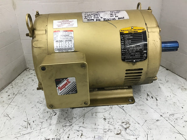 Baldor Reliance EM3313T 10HP AC Motor – BME Bearings and Surplus