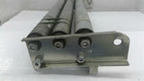 Conveyor Rollers 19 1/4"L 1 5/8" OD 3 Rollers On A Frame