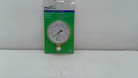 ProStar PRS20010 Brass Pressure Gauge 2 1/2"X4000 PSI