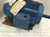 WEG 01018ET3E215T AC Motor 10HP 208-230/460V 1765/1800RPM 215T 3PH 60HZ TEFC