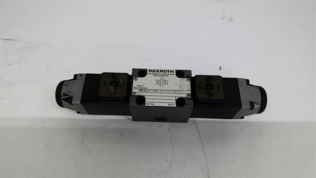 Rexroth 4WE6J51\AW120-60NZ45V Rexroth WU35-4-A 317 120v 60 HZ 46VA