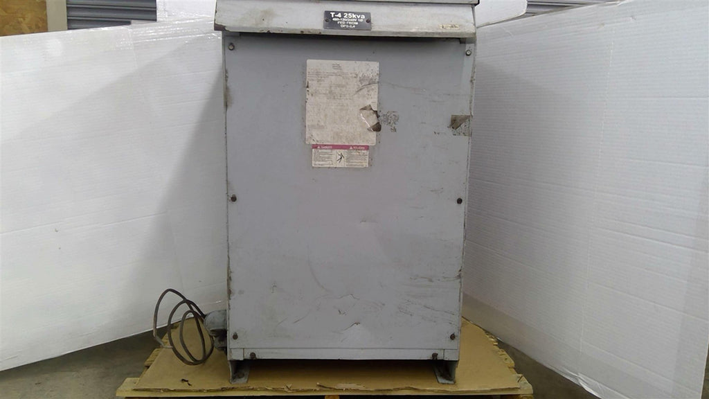 Eaton T48M11S25EE 25 KVA Transformer 480V Pri 120/240 Sec Single Phase