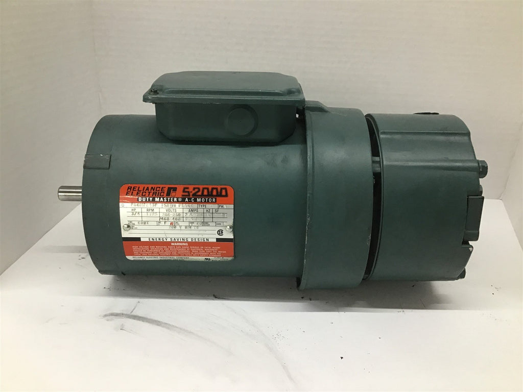 Reliance P56H7213P 3/4HP AC Brake Motor 208-230/460-480 1800 RPM 60HZ 3PH