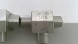 Humphrey S125 Aluminum Shuttle Valve Lot Of 3