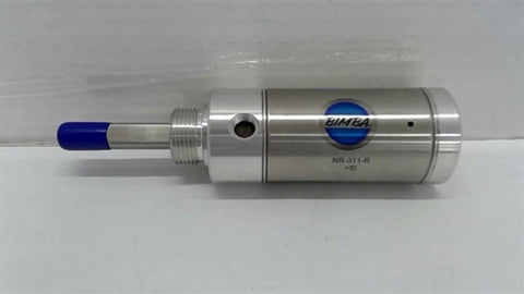 Bimba NR-311-R Pneumatic Cylinder 1/2" Bore 1" Stroke Square Shaft