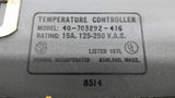 Fenwal 40 703292 Temperature Controller 15 Amp 125 250 VAC