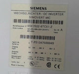 Siemens 6SE7022-6TC51-Z DC Inverter Simovert MC