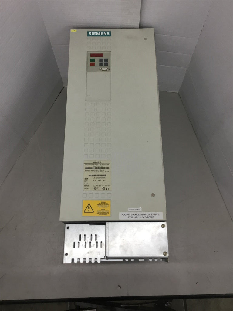 Siemens 6SE7027-2TD61-Z DC Inverter Simovert 480 Volt Output