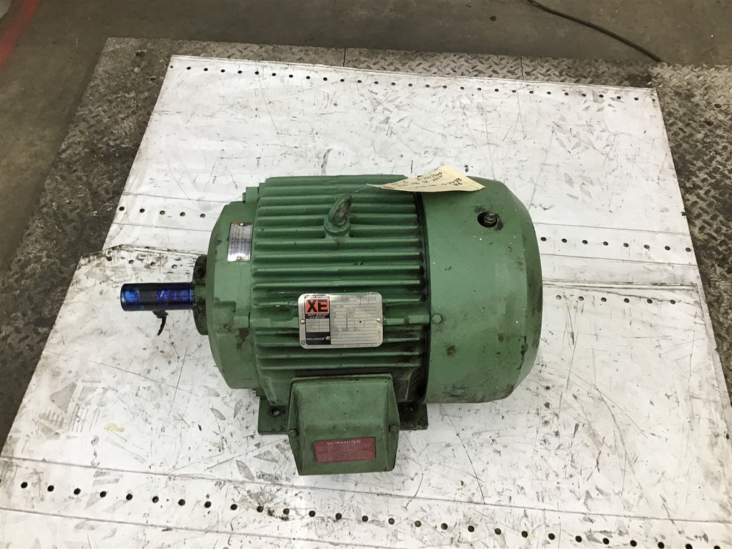 Reliance P25G3316D 15 HP AC Motor 230/460V 1800 Rpm 4P 254T 3PH 60HZ TEFC