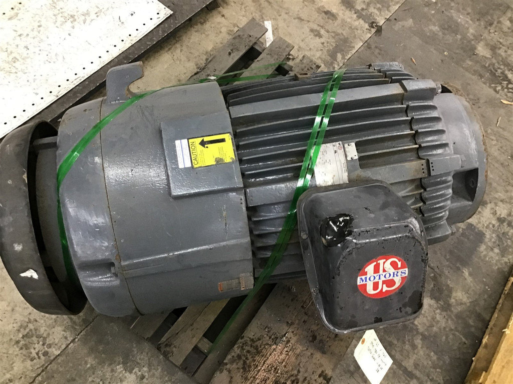 US Motors HT125S2CLE 125 HP 460V 1800 RPM 4P 444TP 3PH 60HZ TE AC Motor