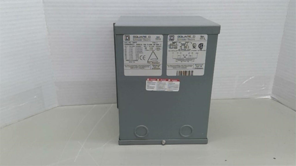 Square D 2S67F Transformer 2 KVA 440 Pri 110/220 volt Sec