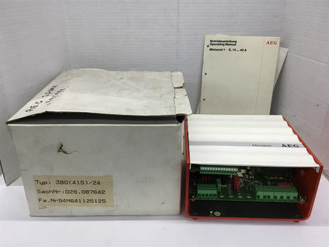 AEG Minisemi 380(480)/24 Power Supply 26 Amp 380 Volt