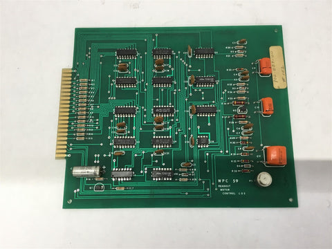 WPC 59 800-059-00 Control Card