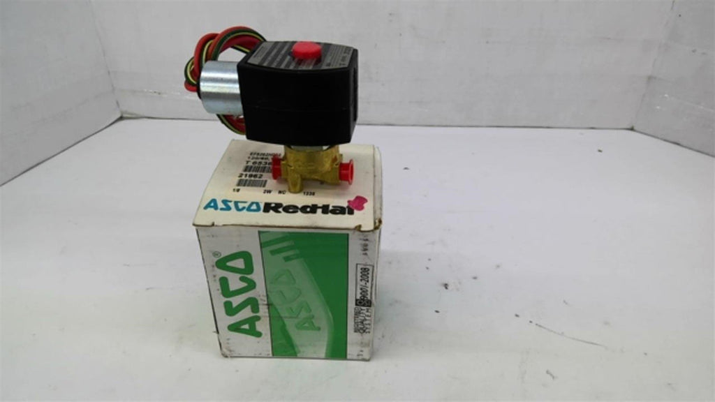 Asco Red Hat EF8262H002 Solenoid Valve 185 PSI 8.1 Watts 1/8"