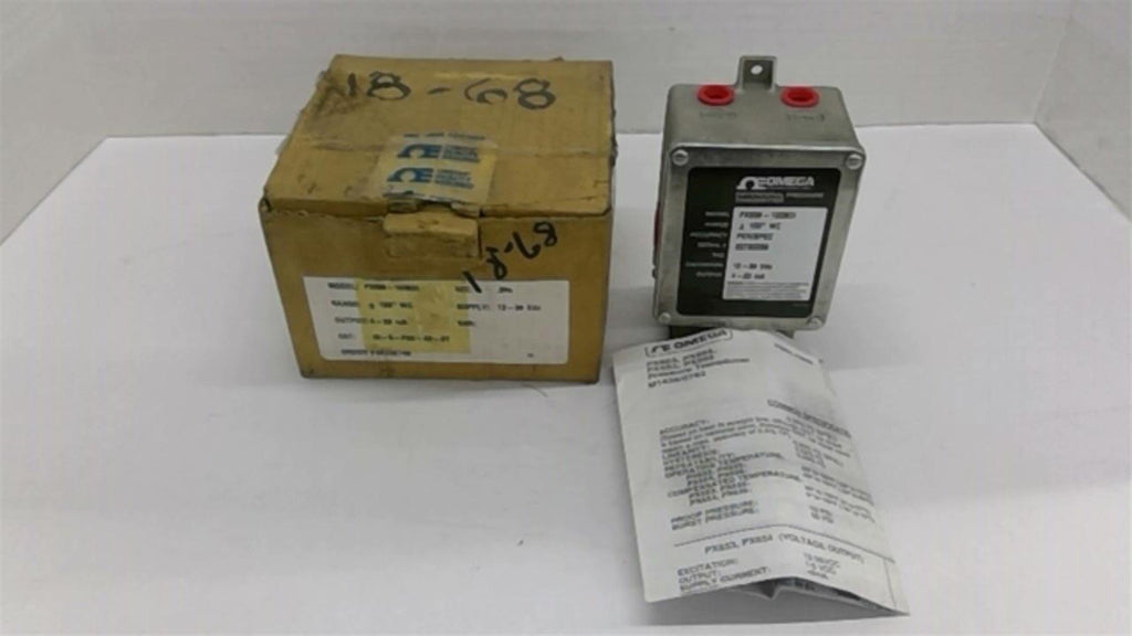 Omega PX656-100BDI Differential Pressure Transmitter 12-36 Vdc 4-20 mA