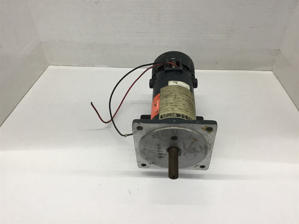 Magnetek D038 1/4 HP DC Motor 1725 Rpm 90 Arm TEFC