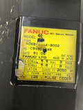 Fanuc 5S A06B-0314-B002 126 V 3PH 2000 RPM 8P AC Servo Motor