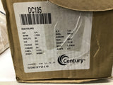 Century DC105 1/4HP 90V 1750 RPM 34-FR TEFC DC Motor